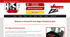 Desktop Screenshot of hfkravmaga.com