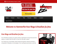 Tablet Screenshot of hfkravmaga.com